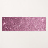 Tapis De Yoga Élégante parties scintillant abstraite de poule ro (Devant (Horizontal))