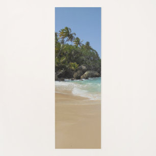 Tapis De Yoga Elégante vague balnéaire Sand Palms Sky Modèle