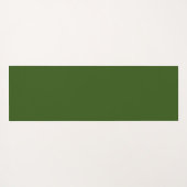 Tapis De Yoga Élégante végétation forestière de hibou rétro (Dos (Horizontal))