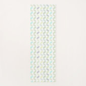 Tapis De Yoga Élégante verdure Botanique Tropical Feuille Motif (Devant)