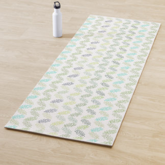 Tapis De Yoga Élégante verdure Botanique Tropical Feuille Motif