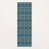 Tapis De Yoga Éléphant et arbres tribaux (Devant)