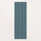 Tapis De Yoga Éléphant et arbres tribaux (Dos)