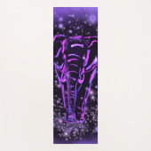 Tapis De Yoga Eléphant Violet Yoga Mat (Devant)