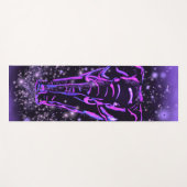 Tapis De Yoga Eléphant Violet Yoga Mat (Devant (Horizontal))