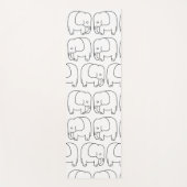 Tapis De Yoga éléphants (Devant)