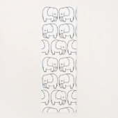 Tapis De Yoga éléphants (Dos)