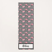 Tapis De Yoga Eléphants roses personnels Motif pour elle #2 (Devant)