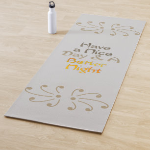 Tapis De Yoga Élever Votre Pratique : Affirmation "Passez Une Bo