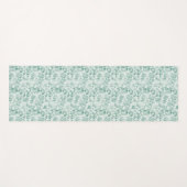 Tapis De Yoga Empreinte de léopard à la menthe (Devant (Horizontal))