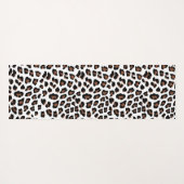 Tapis De Yoga Empreinte de léopard blanc (Dos (Horizontal))