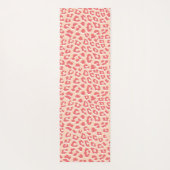 Tapis De Yoga Empreinte de léopard blanc corail (Dos)