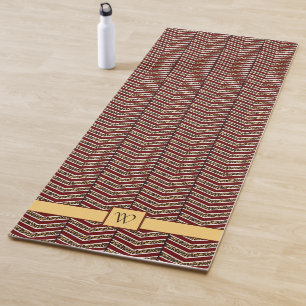 Tapis De Yoga Empreinte de léopard Chevron Yoga Mat