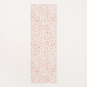 Tapis De Yoga Empreinte de léopard de Parties scintillant rose v (Devant)