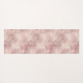 Tapis De Yoga Empreinte de léopard d'or de Glam rose (Dos (Horizontal))