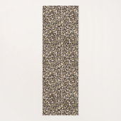 Tapis De Yoga Empreinte de léopard d'or rose (Dos)