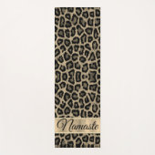 Tapis De Yoga Empreinte de léopard exotique (Devant)