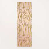 Tapis De Yoga Empreinte de léopard Ombre or rose         (Devant)