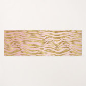 Tapis De Yoga Empreinte de léopard Ombre or rose         (Devant (Horizontal))