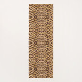 Tapis De Yoga empreinte de léopard sauvage chic monogrammed (Dos)
