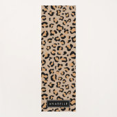 Tapis De Yoga Empreinte de léopard, Spots, Leopard Brown, Votre  (Devant)