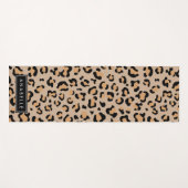 Tapis De Yoga Empreinte de léopard, Spots, Leopard Brown, Votre  (Devant (Horizontal))