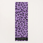 Tapis De Yoga Empreinte de léopard, Spots, Leopard Violet, Votre (Dos)