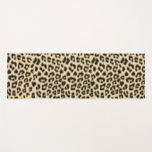 Tapis De Yoga Empreinte de léopard Tan (Devant (Horizontal))