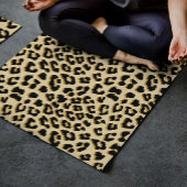 Tapis De Yoga Empreinte de léopard Tan