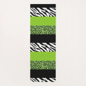 Tapis De Yoga Empreinte de léopard, Zebra Print, Poster de anima (Dos)