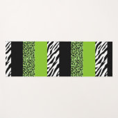 Tapis De Yoga Empreinte de léopard, Zebra Print, Poster de anima (Devant (Horizontal))