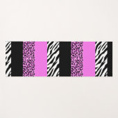 Tapis De Yoga Empreinte de léopard, Zebra Print, Poster de anima (Devant (Horizontal))
