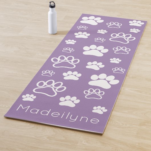 Tapis De Yoga Empreinte de patte Doga-Moderne Monogram-Prana Pur (En situation)