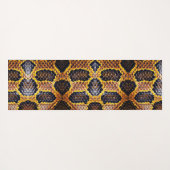 Tapis De Yoga Empreinte de peau de serpent d'Anaconda (Dos (Horizontal))