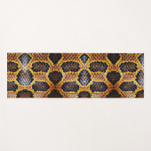 Tapis De Yoga Empreinte de peau de serpent d'Anaconda (Devant (Horizontal))