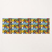 Tapis de yoga en art abstrait (Devant (Horizontal))