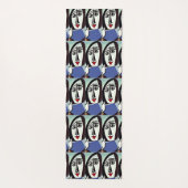 Tapis de yoga en art abstrait (Dos)