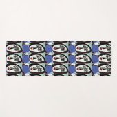 Tapis de yoga en art abstrait (Devant (Horizontal))