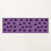 Tapis de yoga en art vectoriel améthyste (Devant (Horizontal))