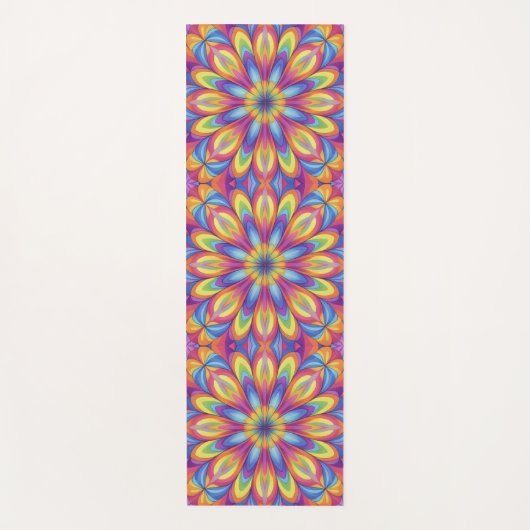 Tapis De Yoga En fleur (Devant)