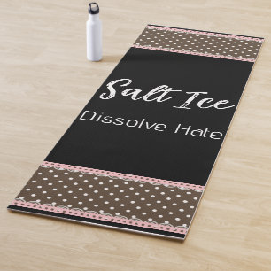 Tapis de yoga en glace salée