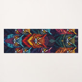 Tapis De Yoga Enchanted Forest Owl: Moonlit Mystical (Dos (Horizontal))