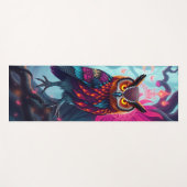 Tapis De Yoga Enchanted Forest Owl: Moonlit Mystical (Devant (Horizontal))