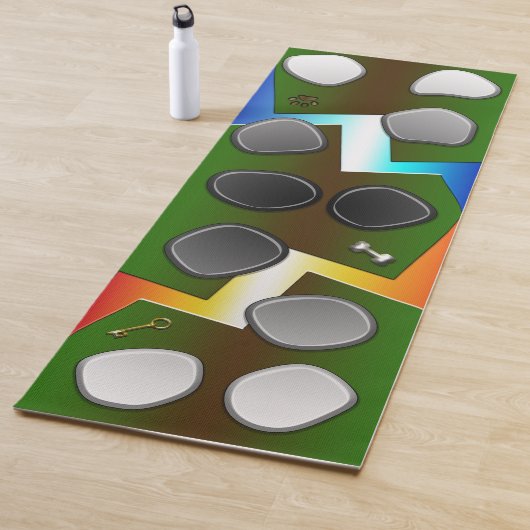 Tapis De Yoga Enfants Aventure Active Jeu Hop Scotch (En situation)