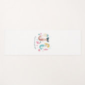 Tapis De Yoga Enfants / Sirène d'aquarelle / Yoga Mat (Devant (Horizontal))