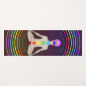 Tapis De Yoga Équilibrez votre Chakras (Devant (Horizontal))