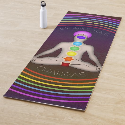 Tapis De Yoga Équilibrez votre Chakras (En situation)