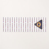 Tapis De Yoga Équilibrez votre Chi (Devant (Horizontal))