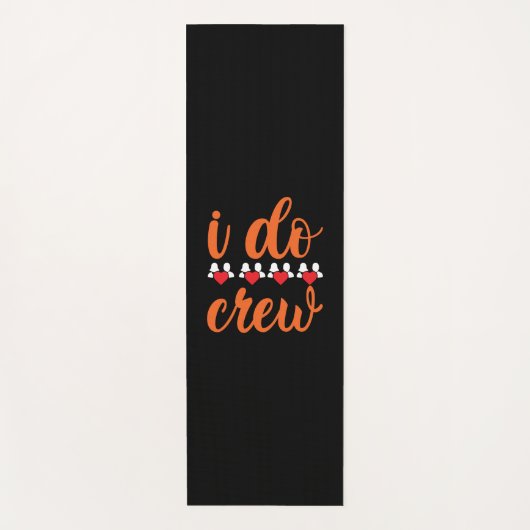 Tapis De Yoga Équipage mariage I Do (Devant)