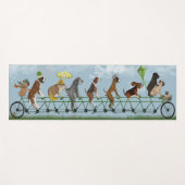 Tapis De Yoga Équipe de Mutley sur tandem (Devant (Horizontal))